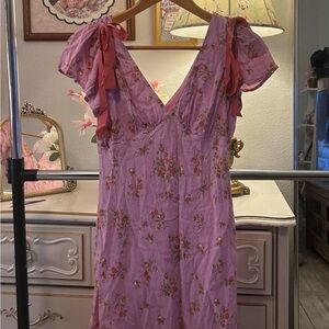 Wild Fable Pink Floral Mini Dress
